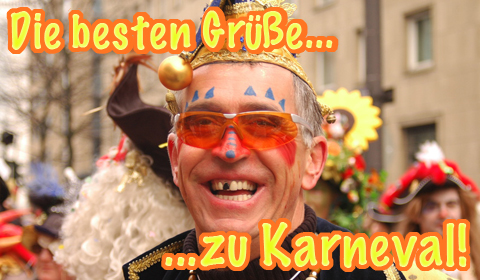 Gru�karten Karneval, E-Cards, K�lle Alaaf, Fasching, Versende Grusskarte 117