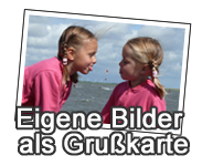 Eigene Bilder als Grußkarte versenden