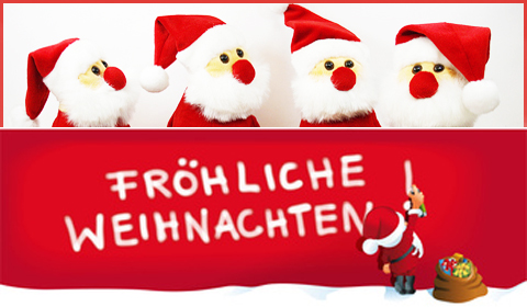 Fröhliche Weihnachten Karte